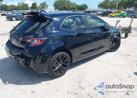 2022 Toyota Corolla Se Nightshade Edition из США, поврежденный, VIN JTND4MBE0N3159480